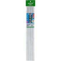 （まとめ）ELPA 足せるモール 壁用1号45cm テープ付 ホワイト PSM-N145P4（W）1パック（4本）【×10セット】