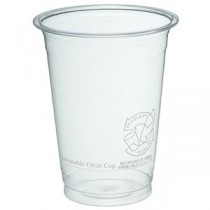 （まとめ）サンナップ サスティナブルクリアーカップ 420ml（14オンス）C92-420SCC 1パック（40個）【×10セット】