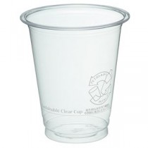 （まとめ）サンナップ サスティナブルクリアーカップ 370ml（12オンス）C92-370SCC 1パック（40個）【×10セット】