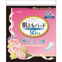 （まとめ）カミ商事 肌ともパッド 80cc 1パック（26枚）【×10セット】