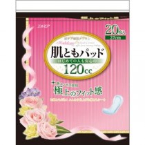 （まとめ）カミ商事 肌ともパッド 120cc 1パック（20枚）【×10セット】