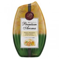 （まとめ）エステー お部屋の消臭力 PremiumAroma スイートオレンジ＆ベルガモット 400ml 1個【×10セット】