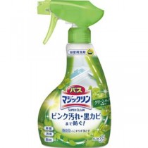 （まとめ）花王 バスマジックリン 泡立ちスプレーSUPER CLEAN グリーンハーブの香り 本体 380ml 1本【×10セット】