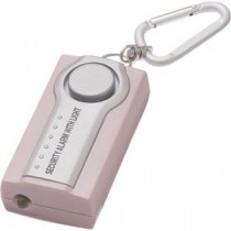 （まとめ）ヤザワLEDライト付セキュリティアラーム ピンク SE25P 1個【×10セット】