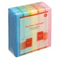 （まとめ）TANOSEE ミニキッチンスポンジソフト 1パック（20個）【×20セット】