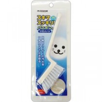 （まとめ）山崎産業 スキマスッキリバスボンくんブラシ ハード 1個【×20セット】