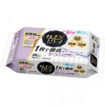 （まとめ）大王製紙 エリエール キレキラ！クリーンフローラルの香り つめかえ用 1パック（20枚）【×20セット】