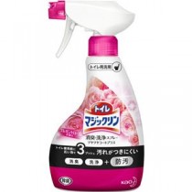 （まとめ）花王 トイレマジックリン消臭・洗浄スプレー ツヤツヤコートプラス エレガントローズの香り 本体 380ml 1本【×20セット】
