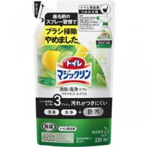 （まとめ）花王 トイレマジックリン消臭・洗浄スプレー ツヤツヤコートプラス シトラスミントの香り つめかえ用 330ml 1個【×20セット】