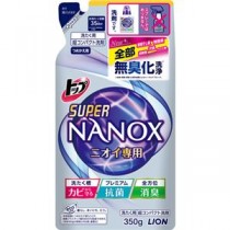 （まとめ）ライオン トップ スーパーNANOXニオイ専用 詰替用 350g 1個【×20セット】