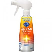 （まとめ）花王 キュキュット CLEAR泡スプレーオレンジの香り 本体 300ml 1本【×20セット】