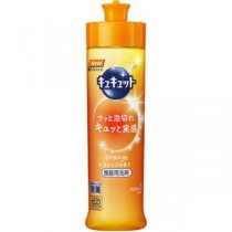 （まとめ）花王 キュキュット オレンジの香り 本体240ml 1本【×20セット】
