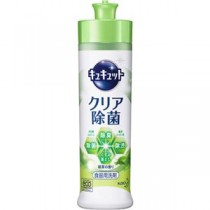 （まとめ）花王 キュキュット クリア除菌緑茶の香り 本体 240ml 1本【×20セット】