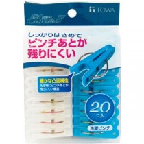 （まとめ）東和産業 エルスールII 洗濯ピンチ 1パック（20個）【×30セット】