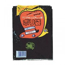 （まとめ）積水フィルム 積水 20型ポリ袋 黒#8-2 N-9637 1パック（10枚）【×30セット】