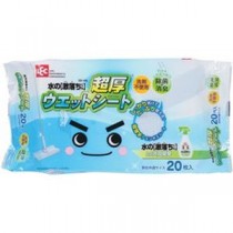 （まとめ）レック 水の激落ち 超厚ウエットシートSS-180 1パック（20枚）【×50セット】