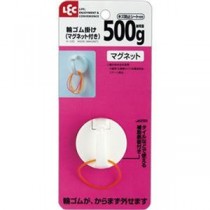 （まとめ）レック 輪ゴム掛け（マグネット付き）耐荷重500g H-135 1個【×50セット】