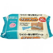 （まとめ）アズマ工業 ワイパーウェットシート 1パック（60枚：30枚×2個）【×20セット】