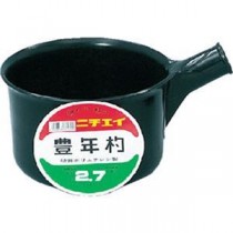 （まとめ）DICプラスチック 豊年杓#2.7柄なし SK-2.7 1個【×20セット】