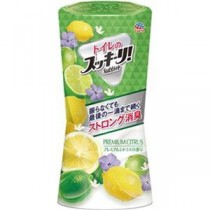 （まとめ）アース製薬 トイレのスッキーリ！プレミアムシトラス 400ml 1個【×20セット】
