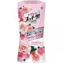 （まとめ）アース製薬 トイレのスッキーリ！エアリーホワイトフローラル 400ml 1個【×20セット】
