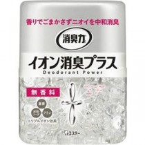 （まとめ）エステー 消臭力 クリアビーズイオン消臭プラス 無香料 本体 320g 1個【×20セット】