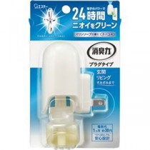 （まとめ）エステー 消臭力 プラグタイプ タバコ用マリンソープ 本体 20ml 1個【×20セット】