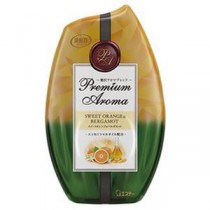 （まとめ）エステー お部屋の消臭力 PremiumAroma スイートオレンジ＆ベルガモット 400ml 1個【×20セット】