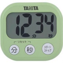 （まとめ）タニタ でか見えタイマーピスタチオグリーン TD-384GR 1個【×20セット】