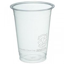 （まとめ）サンナップ サスティナブルクリアーカップ 420ml（14オンス）C92-420SCC 1パック（40個）【×20セット】