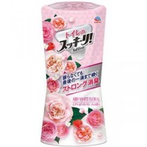 （まとめ）アース製薬 トイレのスッキーリ！エアリーホワイトフローラル 400ml 1セット（3個）【×10セット】