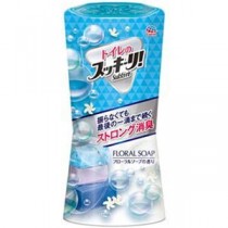 （まとめ）アース製薬 トイレのスッキーリ！フローラルソープ 400ml 1セット（3個）【×10セット】