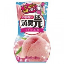 （まとめ）小林製薬 お部屋の消臭元 もぎたて白桃400ml 1セット（3個）【×10セット】