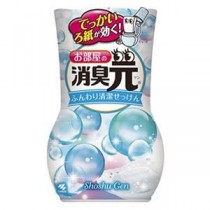 （まとめ）小林製薬 お部屋の消臭元ふんわり清潔せっけん 400ml 1セット（3個）【×10セット】
