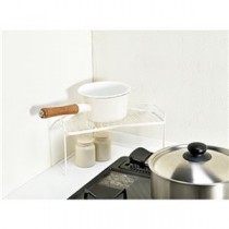 （まとめ）高儀 コーナーラック ホワイト 1個【×10セット】