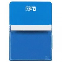 （まとめ）コクヨ マグネットポケット B5270×197mm 青 マク-501NB 1個【×10セット】