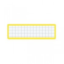 （まとめ）コクヨ マグネット見出し 19×75mm黄 マク-402Y 1セット（10個）【×10セット】