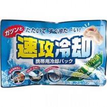 （まとめ）紀陽除虫菊 携帯用冷却パック 速攻冷却K-2001 1セット（10個）【×10セット】