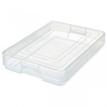 （まとめ）TANOSEE PPデスクトレーA4クリアホルダー対応 1個【×10セット】