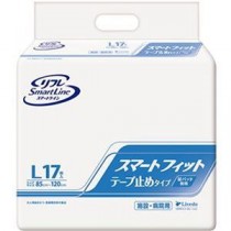 （まとめ）リブドゥコーポレーション リフレスマートフィット テープ止めタイプ L 1パック（17枚）【×5セット】