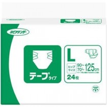 （まとめ）王子ネピア ネピアテンダー テープタイプL 1パック（24枚）【×5セット】