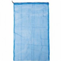 （まとめ）TRUSCO メッシュ回収袋35×20cm ブルー TMK-3520-50 1箱（50枚）【×5セット】