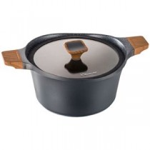 ワンダーシェフ 両手鍋24cm(ガラス蓋付) 6157-035