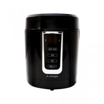 エスキュービズム A-Stage 1.5合炊き炊飯器 ブラック GRC-H15B