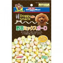 〔まとめ〕 ドッグフード ペットフード ドギーマン ドギースナックバリュー 野菜ミックスボーロ 70g 30セット ドックフード 【代引不可】