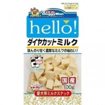 〔まとめ〕 ドッグフード ペットフード ドギーマン heLLo！ダイヤカットミルク 100g 12セット 日本製 ドックフード ペット用品【代引不可】