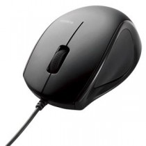 エレコム レーザーマウス／M-LS14ULシリーズ／有線／3ボタン／ブラック M-LS14ULBK