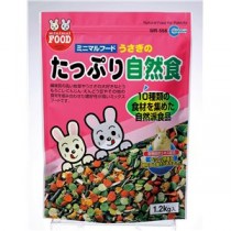 (まとめ）うさぎの自然食 1.2Kg（ペット用品）【×4セット】【代引不可】