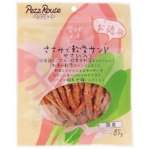 〔まとめ〕 ドッグフード ペットフード 素材メモ ささみで軟骨サンド やさい入り お徳用 85g 10セット ドックフード ペット用品【代引不可】