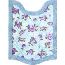オカトー ロズレ トイレマット ロング 60×80cm ブルー